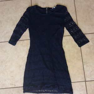 Lacey dark blue dress